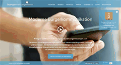 Desktop Screenshot of buergermeldungen.com