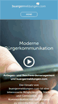 Mobile Screenshot of buergermeldungen.com